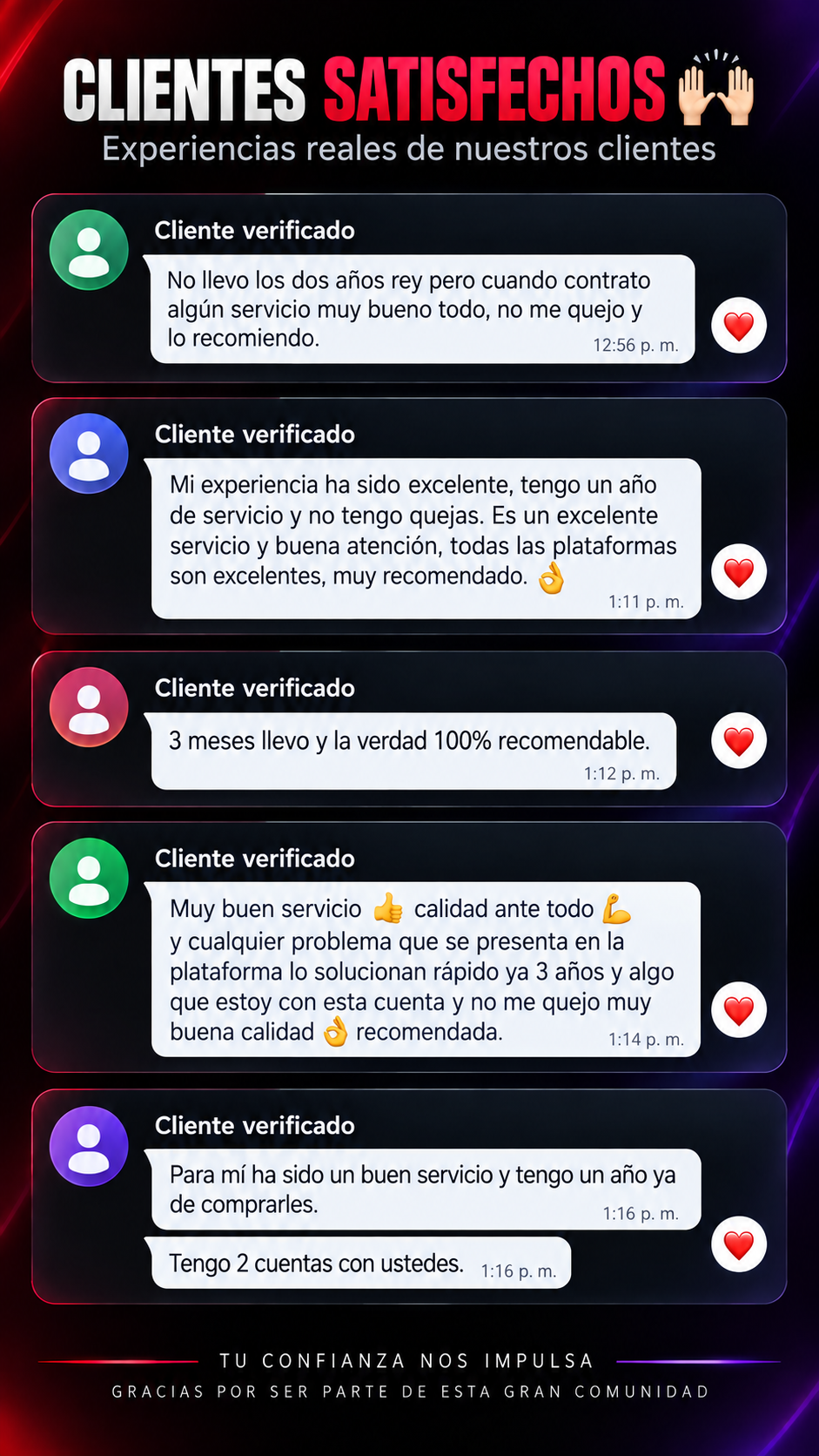 Reseñas reales y anónimas de clientes satisfechos de Apexplayhn